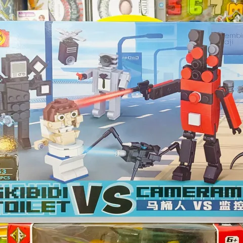 Đồ Chơi Lắp Ráp SKIBIDI TOILET vs Cameraman 2453 - Phát Triển Kỹ Năng Tư Duy Logic Cho Trẻ Em, Đồ Chơi Lego Sáng Tạo
