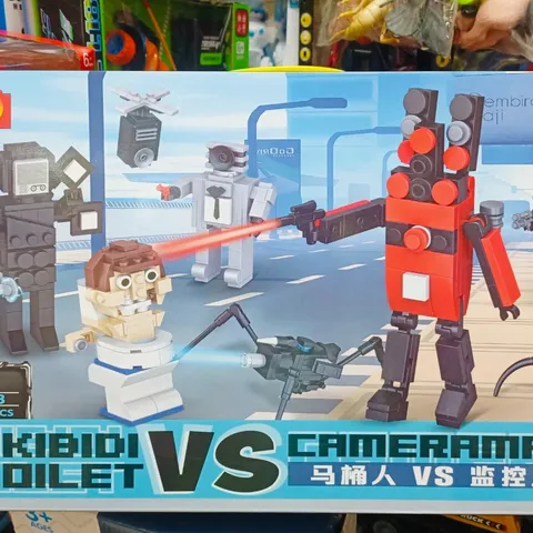 Đồ Chơi Lắp Ráp SKIBIDI TOILET vs Cameraman 2453 - Phát Triển Kỹ Năng Tư Duy Logic Cho Trẻ Em, Đồ Chơi Lego Sáng Tạo