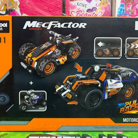 Mô Hình Lắp Ráp Xe Ô Tô Địa Hình DECOOL 3801 MECFACTOR MOTORCYCLE - Đồ Chơi Khám Phá Sáng Tạo Cho Trẻ Em