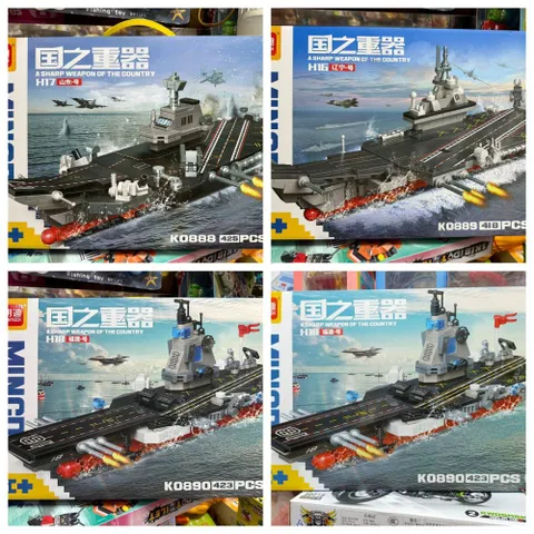 Đồ Chơi Lắp Ráp Mô Hình Chiến Hạm Tàu Thủy 3 Phân Loại K0888 K0889 K0890 - Quà Tặng Sáng Tạo Cho Trẻ Em Từ 6 Tuổi