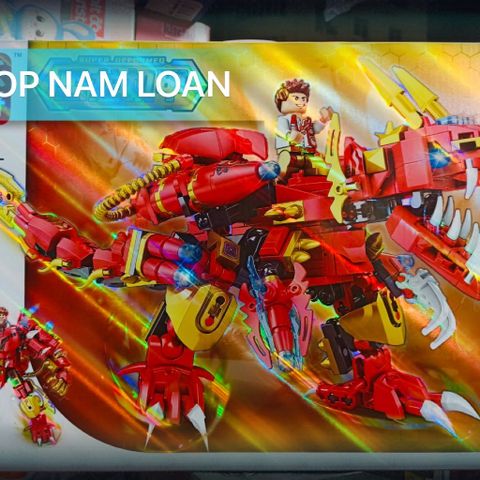 Đồ Chơi Lắp Ráp Robot Khủng Long Mã 807 - Phát Triển Kỹ Năng Tư Duy Cho Trẻ Em - Đồ Chơi Lego Dễ Dàng Lắp Ráp