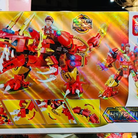 Đồ Chơi Lắp Ráp Robot Khủng Long Mã 807 - Phát Triển Kỹ Năng Tư Duy Cho Trẻ Em - Đồ Chơi Lego Dễ Dàng Lắp Ráp