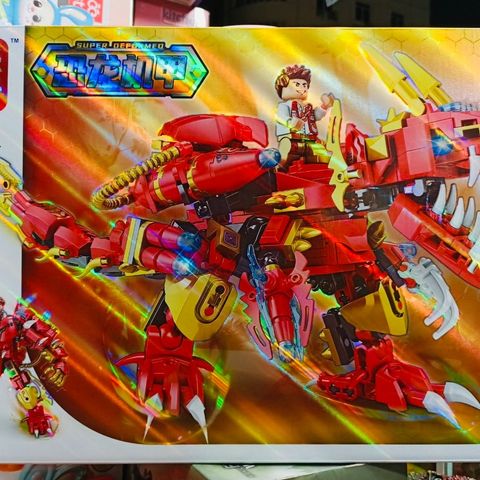 Đồ Chơi Lắp Ráp Robot Khủng Long Mã 807 - Phát Triển Kỹ Năng Tư Duy Cho Trẻ Em - Đồ Chơi Lego Dễ Dàng Lắp Ráp