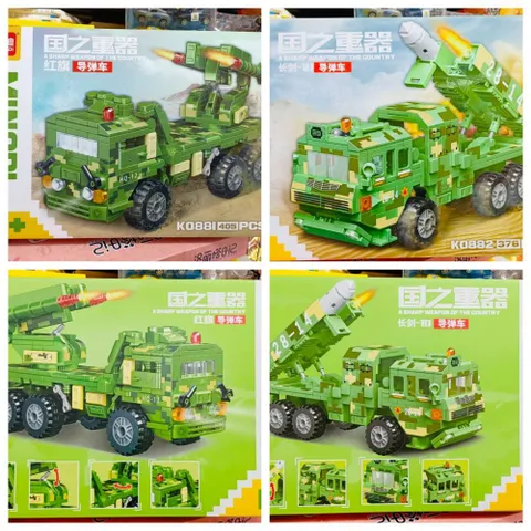 Đồ Chơi Lắp Ráp MINGDI K0881 K0882 - Mô Hình Xe Ô Tô Phát Triển Kỹ Năng Sáng Tạo Cho Trẻ Em 6 Tuổi Trở Lên