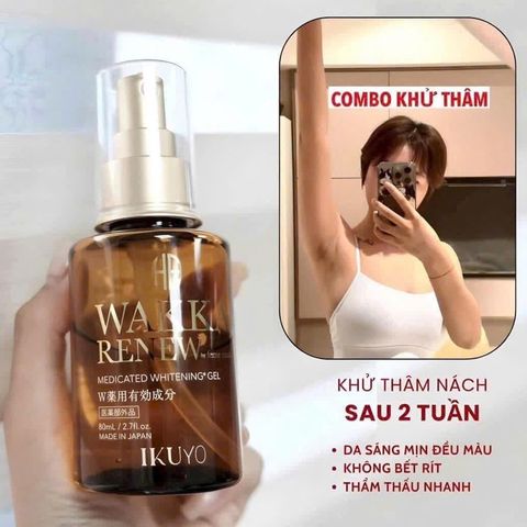 Dưỡng trắng mờ thâm Wakka Renew ikuyo Nhật Bản 80ml