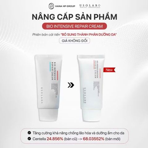 Kem Dưỡng Ẩm Uoslab Bio Renaturation Repair Cream 50ml - Phục Hồi Da Khô, Cấp Ẩm Sâu và Chống Lão Hóa, Dưỡng Da Thẩm Thấu Nhanh
