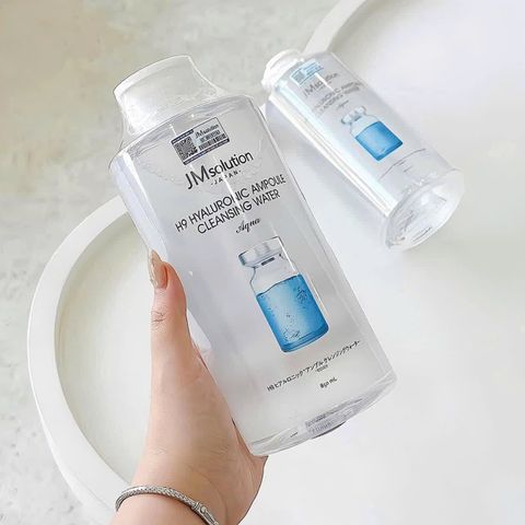 Nước Tẩy Trang JMsoultion Hyaluronic Black 500ml - Dưỡng Ẩm, Làm Sạch Dịu Nhẹ, Phù Hợp Mọi Loại Da, Không Gây Kích Ứng