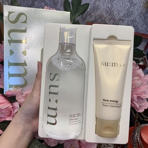 Set Su:M37 Bộ Tẩy Trang 400ml & Sữa Rửa Mặt 100ml - Làm Sạch Sâu, Dưỡng Ẩm Cho Mọi Loại Da, Chăm Sóc Da Mềm Mại