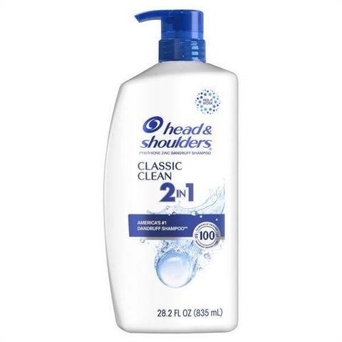 Dầu gội xả Head & Shoulders Classic Clean 2in1 835ml - Giảm gàu hiệu quả, mát da đầu, dễ sử dụng cho mọi loại tóc