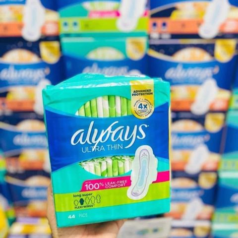 Băng Vệ Sinh Always Ultra Thin 88 Miếng - Thấm Nhanh, Thoáng Khí, Thiết Kế Mỏng Nhẹ, Dành Cho Ngày Kinh Nguyệt Thoải Mái