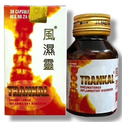 Viên uống Trankal hỗ trợ viêm thấp khớp, đau nhức xương khớp, tê bì chân tay, đi đứng khó khăn - Hộp 30 viên - Xuất xứ Thái Lan - Giải pháp cho người bị đau khớp - Mã 2121