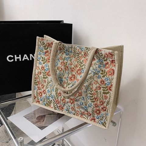 Túi Cói Vintage Thời Trang - Túi Tote Quai Đeo Lớn Dùng Đi Biển, Dạo Phố, Du Lịch - Phong Cách Trẻ Trung, Họa Tiết Đẹp