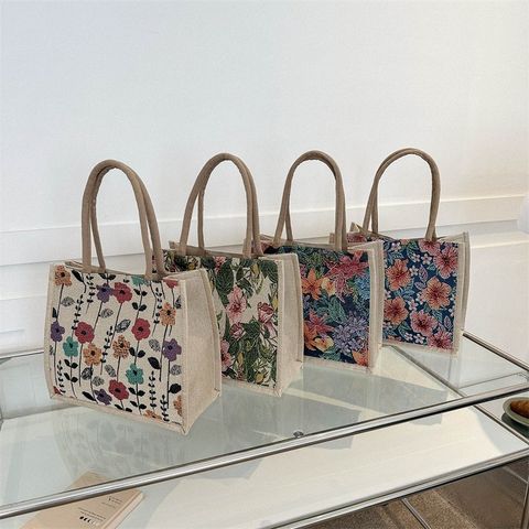 Túi Cói Vintage Thời Trang - Túi Tote Quai Đeo Lớn Dùng Đi Biển, Dạo Phố, Du Lịch - Phong Cách Trẻ Trung, Họa Tiết Đẹp
