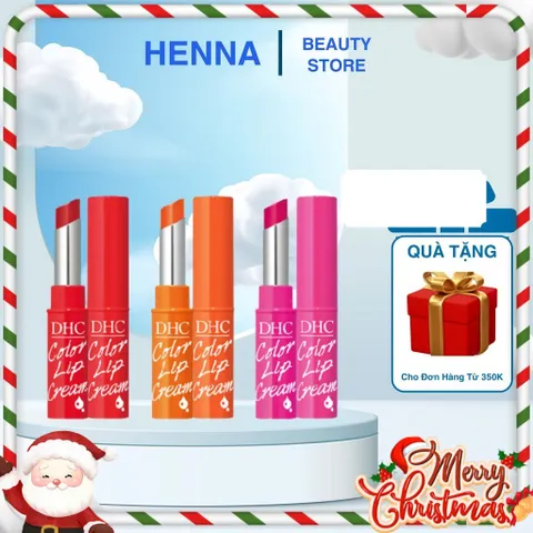 Son Dưỡng DHC Color Lip Cream - Dưỡng Ẩm Làm Mềm Môi, Giảm Thâm, Ngăn Ngừa Lão Hóa - Hàng Chính Hãng Nhật Bản