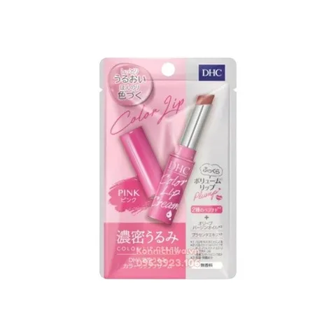 Son Dưỡng DHC Color Lip Cream - Dưỡng Ẩm Làm Mềm Môi, Giảm Thâm, Ngăn Ngừa Lão Hóa - Hàng Chính Hãng Nhật Bản