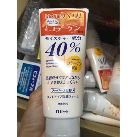 Sữa Rửa Mặt Rosette 40% Chính Hãng Nhật Bản - Dưỡng ẩm, Tăng Độ Đàn Hồi, Làm Sạch Sâu, Collagen Tự Nhiên 168g