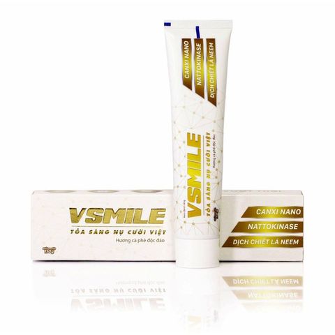 Combo Viên Uống Tăng Cường Sức Khỏe & Kem Đánh Răng Vsmile - Chăm Sóc Răng Miệng, Tăng Đề Kháng, Chính Hãng Việt Nam