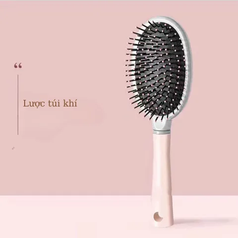 Lược Sấy Phồng Tạo Kiểu Massage Cao Cấp - Chống Tĩnh Điện, Thiết Kế Thanh Lịch, Phù Hợp Với Tất Cả Loại Tóc