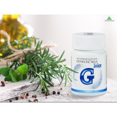 Thực Phẩm Hỗ Trợ Tăng Cường Sức Đề Kháng GENECEL MAX - Giảm Oxy Hóa, Chống Lão Hóa Hiệu Quả, Bổ Sung Vitamin Và Khoáng Chất