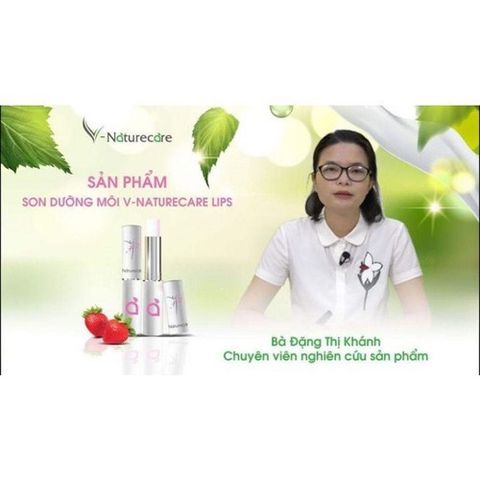 Son Dưỡng Môi V-NATURECARE LIPS - Dưỡng Ẩm Mềm Mại, Ngăn Khô Nứt, Giữ Môi Tươi Tắn Tự Nhiên, Hương Thảo Dược Thiên Nhiên