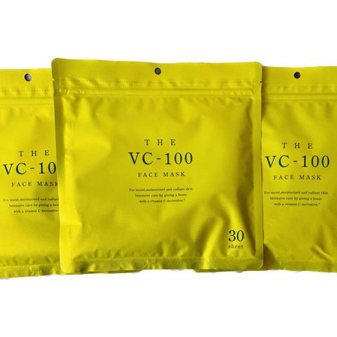 Mặt Nạ Dưỡng Da Cao Cấp VC100 - 30 Miếng Giàu Vitamin C - Chăm Sóc Da Nhất Định Phải Thử Từ Nhật Bản