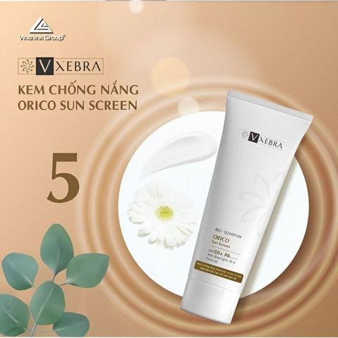 Kem Chống Nắng Orico Vxebra SPF50 - Bảo Vệ Da Khỏi Tia UV, Dưỡng Ẩm, Giúp Da Trắng Sáng Mịn, Phù Hợp Mọi Loại Da