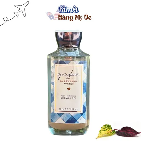 Sữa Tắm Dưỡng Ẩm Hương Nước Hoa Bath & Body Works Gingham 295ml - Giữ Ẩm, Lưu Hương Tươi Mát, Phù Hợp Mọi Loại Da