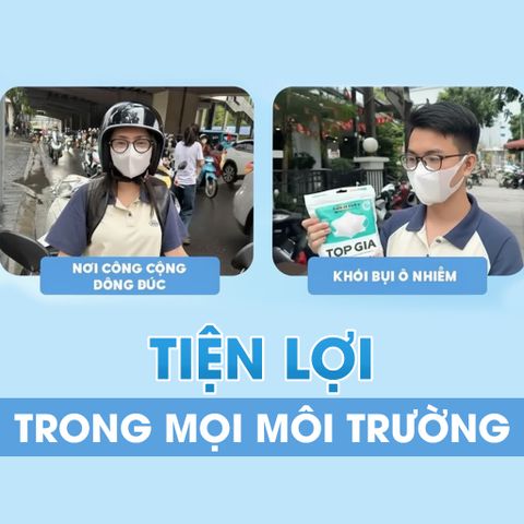 Khẩu Trang Cao Cấp 5D TOPGIA - Chống Tia UV, Ngăn Ngừa Bụi Mịn, Thoáng Khí, Kháng Khuẩn An Toàn, Thiết Kế Ôm Khít Mặt