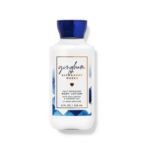 Sữa Dưỡng Thể Bath & Body Works Gingham 263ml - Dưỡng ẩm, Hương Tươi Mát, Phù Hợp Cho Nam Nữ, Giúp Da Mềm Mịn, Thấm Nhanh