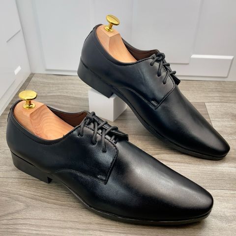 Giày Derby Buộc Dây Da Nam Cao Cấp DAVINCIA - Đế Cao Su Chống Trơn Trượt, Phong Cách Lịch Lãm Cho Công Sở và Dạo Phố
