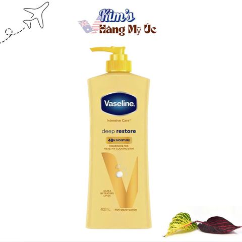 Sữa Dưỡng Thể Vaseline Intensive Care 750ml - Dưỡng ẩm, Làm Sáng Da, Không Nhờn Rít, Phù Hợp Với Da Khô