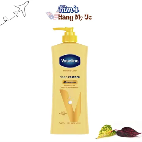 Sữa Dưỡng Thể Vaseline Intensive Care 750ml - Dưỡng ẩm, Làm Sáng Da, Không Nhờn Rít, Phù Hợp Với Da Khô