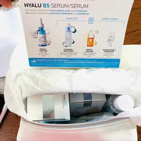 Set La Roche-Posay Hyalu B5 - Bộ sản phẩm cấp ẩm và phục hồi da, Hyaluronic Acid cho làn da mềm mịn, phù hợp mọi loại da