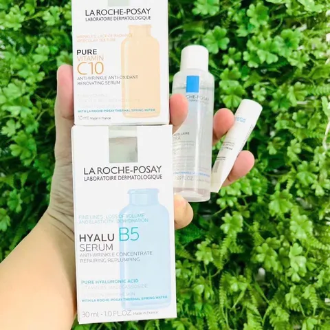 Set La Roche-Posay Hyalu B5 - Bộ sản phẩm cấp ẩm và phục hồi da, Hyaluronic Acid cho làn da mềm mịn, phù hợp mọi loại da