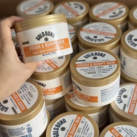 Kem Dưỡng Gold Bond Rough & Bumpy 228g - Làm Mềm Da, Giảm Tình Trạng Sần Sùi, Dưỡng Ẩm Sâu, Phục Hồi Da Khỏe Mạnh