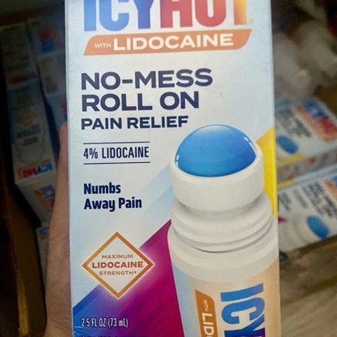 Lăn giảm đau IcyHot No Mess 73ml – giảm đau, thẩm thấu nhanh