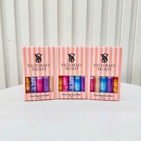 Set 5 Xịt Thơm Victoria's Secret - Hương Ngọt Dịu, Lưu Giữ Tươi Mới, Quà Tặng Sang Trọng Cho Mọi Dịp