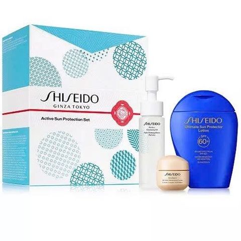 Set Chống Nắng Shiseido Ultimate Sun Protector SPF60+ - Bảo Vệ Da Toàn Diện, Chống Tia UV Hiệu Quả, Dễ Dàng Mang Theo