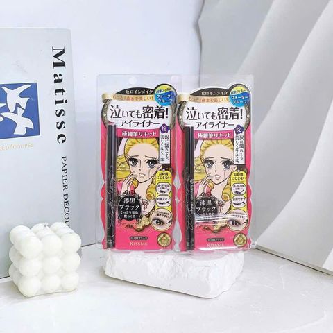 Kẻ Mắt Kiss Me Heroine Make Smooth Liquid Eyeliner - Chống Trôi, Sắc Nét, Dễ Dùng, Thiết Kế Tinh Tế, Mỹ Phẩm Nhật Bản