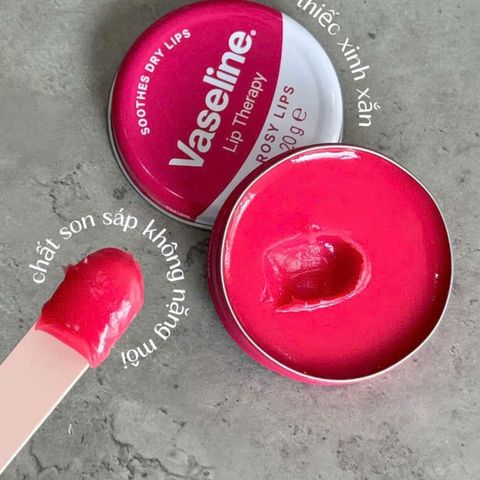 Sáp Dưỡng Môi Vaseline 20g - Dưỡng Mềm Môi, Phục Hồi Nứt Nẻ, Bảo Vệ Da Môi, Giúp Môi Căng Mọng, Tươi Sáng, Chăm Sóc Môi Từ Thiên Nhiên