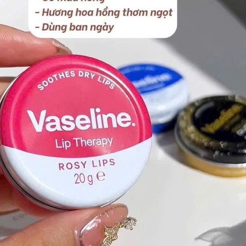 Sáp Dưỡng Môi Vaseline 20g - Dưỡng Mềm Môi, Phục Hồi Nứt Nẻ, Bảo Vệ Da Môi, Giúp Môi Căng Mọng, Tươi Sáng, Chăm Sóc Môi Từ Thiên Nhiên