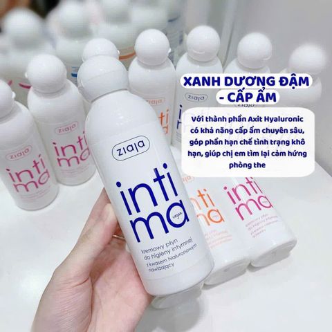 Dung Dịch Vệ Sinh Ziaja Intima Balan 200ml Xanh - Giúp Làm Sạch Và Cân Bằng pH Cho Vùng Kín, An Toàn Nhẹ Nhàng Cho Phụ Nữ