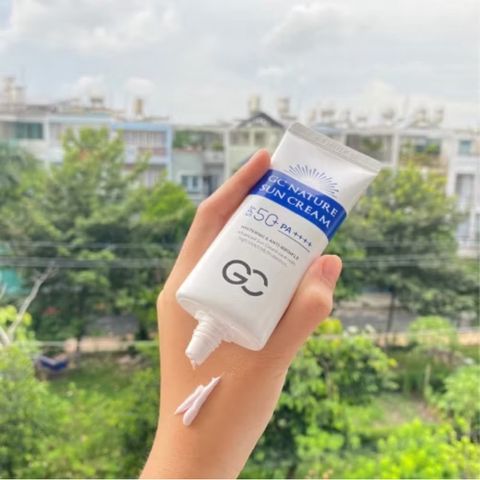 Kem Chống Nắng GC Nature Sun Cream Nâng Tone Dưỡng Trắng SPF 50+ PA++++ 60ml Hàn Quốc
