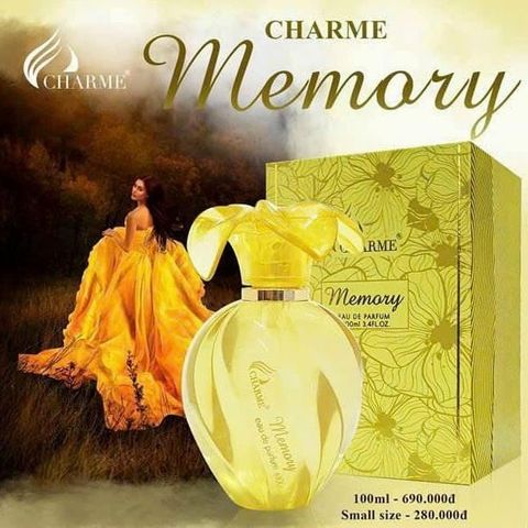 Nước Hoa Nữ Charme Memory - Hương Thơm Thanh Mát, Quyến Rũ, Thiết Kế Sang Trọng Dành Cho Phái Đẹp, Sản Phẩm Lý Tưởng Cho Mọi Dịp