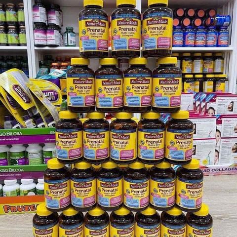 Vitamin Tổng Hợp Bầu Mỹ Nature Made Prenatal Multi + DHA 150 Viên - Dinh Dưỡng Thiết Yếu Cho Mẹ Và Phát Triển Thai Nhi