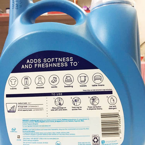 Nước xả làm mềm vải của Mỹ Downy Ultra April Fresh 5.03 lít