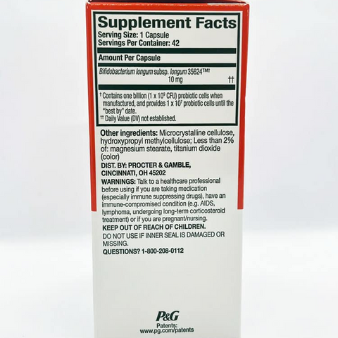 Viên uống hỗ trợ tiêu hóa Align Probiotic Digestive Support 42 viên - Bổ sung lợi khuẩn cho sức khỏe đường ruột khỏe mạnh