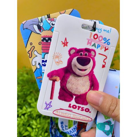 Dây Đeo Thẻ Học Sinh Disney - Hello Kitty, Công Chúa Elsa, Vịt Donal - Chất Liệu Bền, Thiết Kế Tiện Dụng, Đủ Màu Sắc