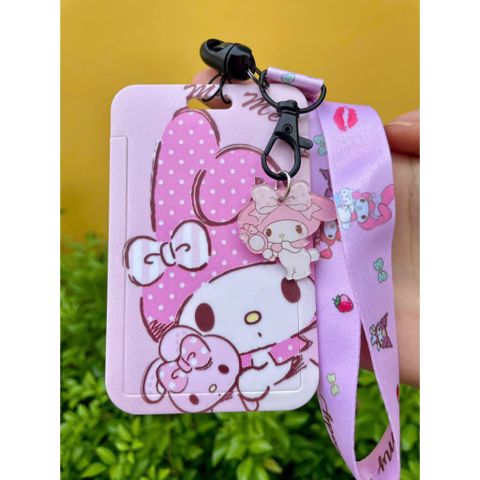 Dây Đeo Thẻ Học Sinh Disney - Hello Kitty, Công Chúa Elsa, Vịt Donal - Chất Liệu Bền, Thiết Kế Tiện Dụng, Đủ Màu Sắc
