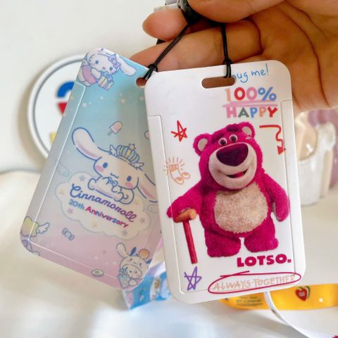 Dây Đeo Thẻ Học Sinh Disney - Hello Kitty, Công Chúa Elsa, Vịt Donal - Chất Liệu Bền, Thiết Kế Tiện Dụng, Đủ Màu Sắc